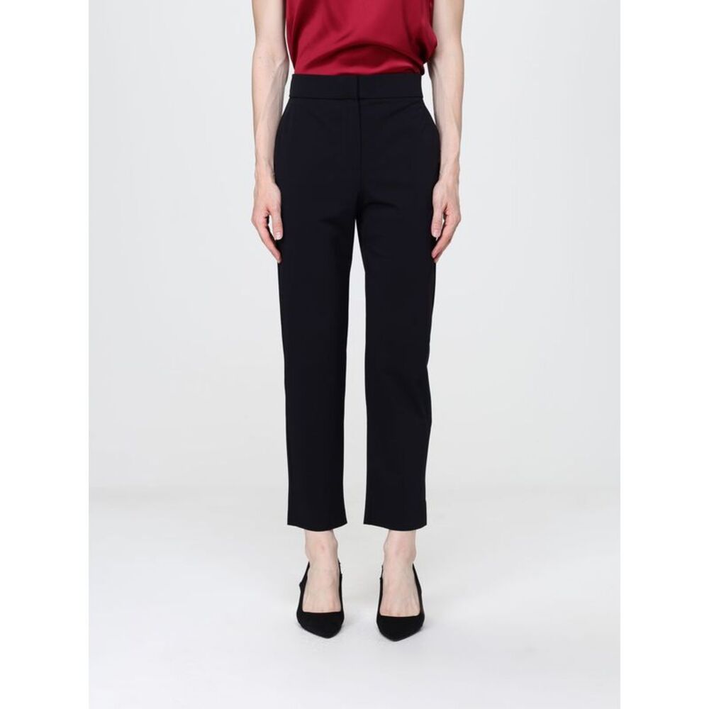 Mm Max Mara Women Cropped Crepe Trousers Mm Max Mara